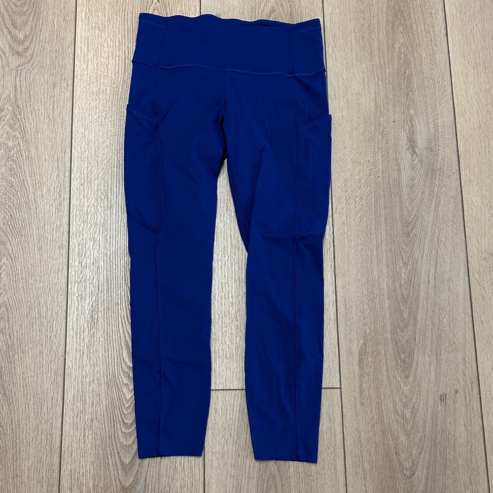 lululemon athletica Royal Blue High-Rise Leggings with Side Pockets